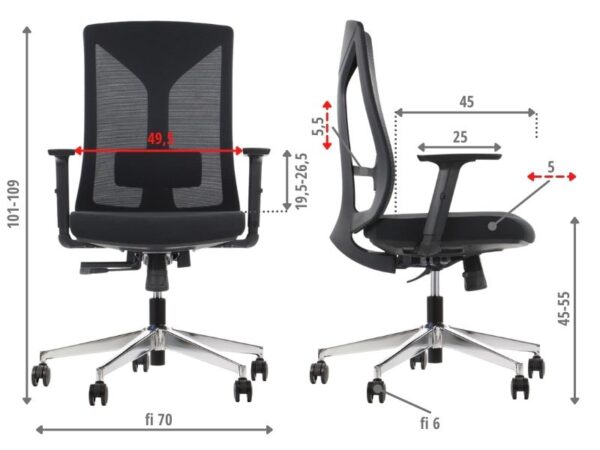 HAGER-BLACK-CH MetaMeb – HAGER czarny podstawa chromowana – HAGER BLACK CH – zdjęcie 6