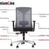 MetaMeb – HAGER czarno szary podstawa chromowana – HAGER GREY CH PL – zdjęcie 5