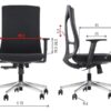 TONO-BLACK-CH MetaMeb – TONO czarny podstawa chromowana – TONO BLACK CH – zdjęcie 6