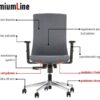 TONO-GRAFIT-CH-PL MetaMeb – TONO grafit podstawa chromowana – TONO GRAFIT CH PL – zdjęcie 5
