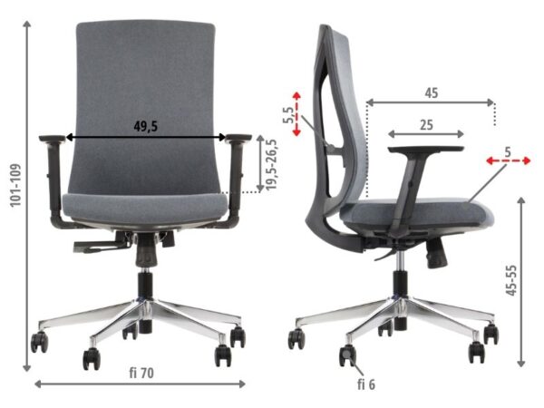 TONO-GRAPHITE-CH MetaMeb – TONO grafit podstawa chromowana – TONO GRAPHITE CH – zdjęcie 6