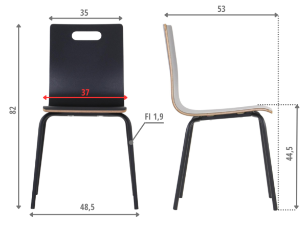 MetaMeb – WERDI A czarny/czarny – WERDI A black BK – zdjęcie 5