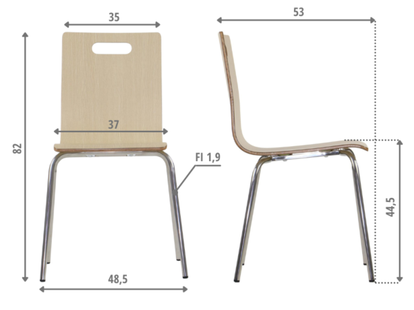 WERDI-A-natural-SS MetaMeb – WERDI A stal nierdzewna/naturalny – WERDI A natural SS – zdjęcie 5