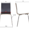 WERDI-B-black-SS MetaMeb – WERDI B stal nierdzewna/czarny – WERDI B black SS – zdjęcie 5