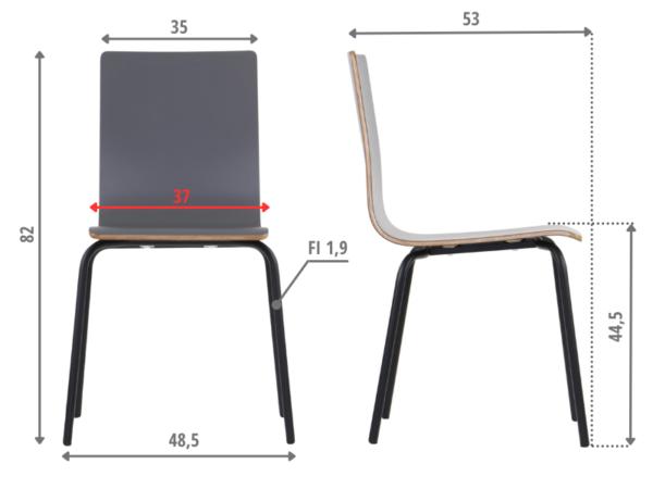 WERDI-B-grey-BK MetaMeb – WERDI B czarny/szary – WERDI B grey BK – zdjęcie 5
