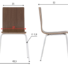 MetaMeb – WERDI B biały/ciemny orzech – WERDI B walnut WE – zdjęcie 5