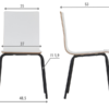 WERDI-B-white-BK MetaMeb – WERDI B czarny/biały – WERDI B white BK – zdjęcie 5