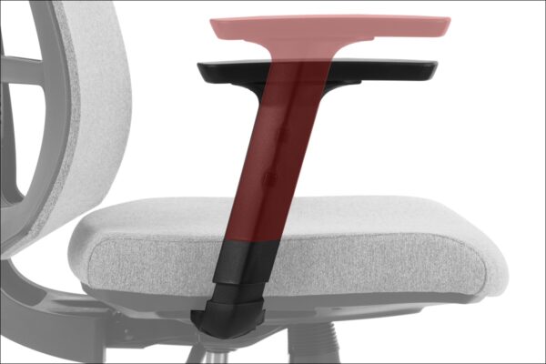 armrest MetaMeb – TONO grafit podstawa chromowana – armrest – zdjęcie 11