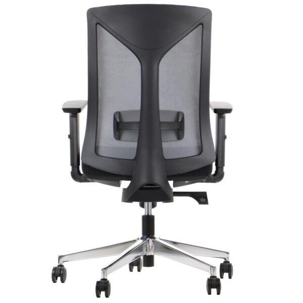 MetaMeb – HAGER czarno szary podstawa chromowana – back – zdjęcie 2