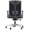 back MetaMeb – TONO czarny podstawa chromowana – back – zdjęcie 2