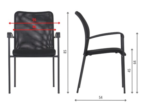 black-black MetaMeb – HN 7501/BK CZARNY – black black – zdjęcie 4