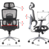 dimensions MetaMeb – ErgoNew A1 siedzisko siatkowe – dimensions – zdjęcie 8