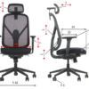 dimensions MetaMeb – LARCK czarny – dimensions – zdjęcie 6