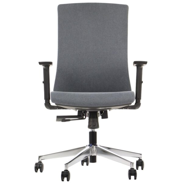 front MetaMeb – TONO grafit podstawa chromowana – front – zdjęcie 1