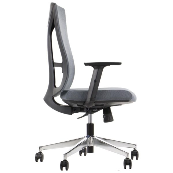 side MetaMeb – TONO grafit podstawa chromowana – side – zdjęcie 4